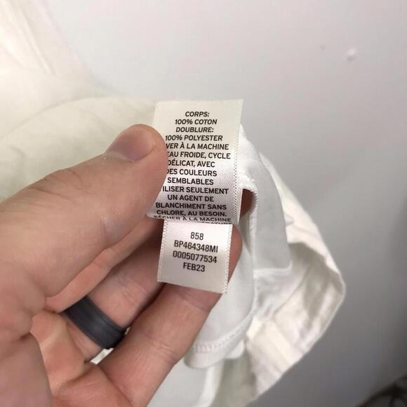 BP Nordstrom Dress Womens Small Milkmaid Cottagecore Angel Natural Cotton - Picture 5 of 8